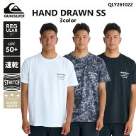 【9/4〜9/10エントリーでP10倍】26 SS QUIKSILVER クイックシルバー ラッシュガード HAND DRAWN SS 半袖 …