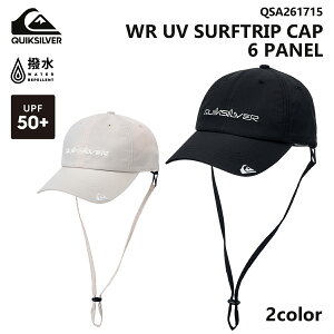 2026N2{`3{o \񏤕i 26 SS QUIKSILVER NCbNVo[ T[tnbg WR UV SURFTRIP CAP 6 PANEL UPF50+ Xq nbg H T[tB }X|[c Y 2026Nt i QSA261715 