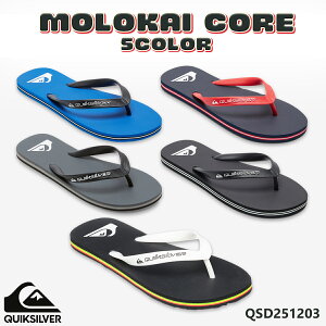 �y5/9�`5/15�G���g���[��P10�{�z26 QUIKSILVER �N�C�b�N�V���o�[ �r�[�`�T���_�� MOLOKAI CORE �r�[�T�� �T���_�� �T�[�t�B�� �}�����X�|�[�c �����Y 2026�N�t�� �i�� QSD251203 ���{���K�i