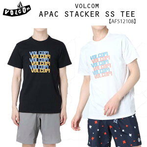 �y4/4�`4/9�G���g���[��P10�{�z21 VOLCOM �{���R�� T�V���c APAC STACKER S/S TEE ���� �����Y �g�b�v�X 2021 �t�� �i�� AF512108 �T�[�t�B�� ���{���K�i