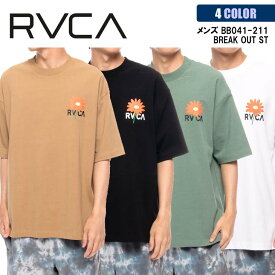 21 RVCA ルーカ Tシャツ BREAK OUT ST 半袖 Tシャツ メンズ 2021年春夏 品番 BB041-211 日本正規品