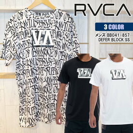 21 RVCA ルーカ ラッシュガード DEFER BLOCK SS 半袖 Tシャツ ラッシュT 伸縮 吸汗 速乾 メンズ 2021年春夏 品番 BB041-857 日本正規品