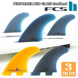 25 FCS2 tB PERFORMER NEO GLASS EcoBlend THRUSTER TRI FINS ptH[}[ lIOX GRuh gCtB XX^[ 3{Zbg 3fin 3tB {Ki