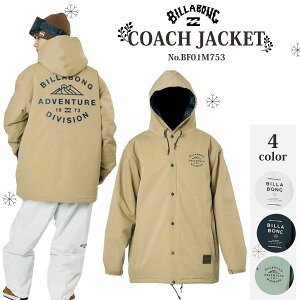 2025N10{`11{o \񏤕i 25 Xm[ BILLABONG r{ Xm[EFA WPbg R[` Xm[ Xm{ Xm[{[h XL[ Y jZbNX COACH JACKET 2025N~ i BF01M753