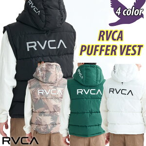 25 FW RVCA [J xXg RVCA PUFFER VEST 㒅 ptxXg _E m[X[u gbvX AE^[ Ȃ Y 2025NH~ i BF042762 {Ki