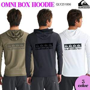 25 QUIKSILVER NCbNVo[ bVK[h OMNI BOX HOODIE   gbvX S T[tB Y 2025Nt i QLY251006 {Ki