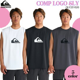 25 QUIKSILVER クイックシルバー ラッシュガード COMP LOGO SLY ノースリーブ UPF50+ 水着 トップス ロゴ サーフィン マリンスポーツ メンズ 2025年春夏 品番 QLY251020 日本正規品