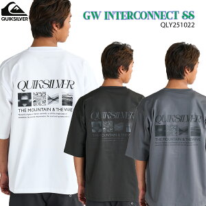 25 QUIKSILVER NCbNVo[ bVK[h GW INTERCONNECT SS  UPF50+  gbvX S T[tB }X|[c Y 2025Nt i QLY251022 {Ki
