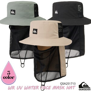 25 QUIKSILVER NCbNVo[ T[tnbg WR UV WATER FACE MASK HAT UPF50+ Xq nbg T[tB }X|[c Y 2025Nt i QSA251713 {Ki