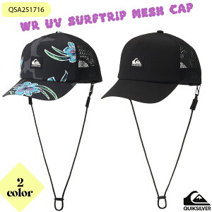 25 QUIKSILVER NCbNVo[ T[tLbv WR UV SURFTRIP MESH CAP Xq Lbv T[tB }X|[c Y 2025Nt i QSA251716 {Ki