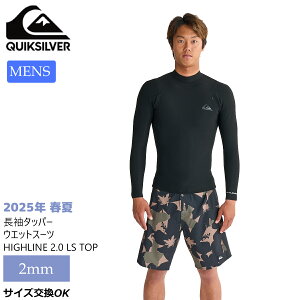 25 QUIKSILVER NCbNVo[ ^bp[ EGbgX[c HIGHLINE 2.0 LS TOP EFbgX[c2~ o[ tėp T[tB 2025N Yf i QWT251704 {Ki
