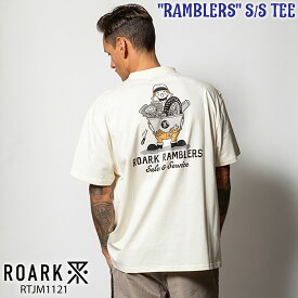25 ROARK ロアーク Tシャツ RAMBLERS S/S TEE 半袖 メンズ 2025年春夏 品番 RTJM1121 日本正規品