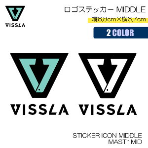 25 VISSLA BX XebJ[ S}[N V[ T[t{[h  m[gp\R rX 2025Nt STICKER ICON MIDDLE i MAST1MID {Ki