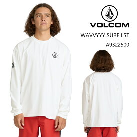 25 VOLCOM ボルコム 長袖 ラッシュガード Tシャツ ロンT UVカット 50+ メンズ サーフティー WAVVYYY SURF LST 2025年春夏 品番 A9322500 日本正規品