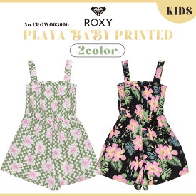 25 SS ROXY ロキシー ワンピース PLAYA BABY PRINTED 子供用 パンツ型 花柄 アウトドア マリンスポーツ サーフィン 2025年春夏 キッズ ガール 品番 ERGWO03006 日本正規品