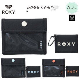 25/26 SNOW ROXY ロキシー パスケース コインケース カラビナ付 リフト券 お金 ロゴ 四角 スノー スノボ スキー ウィンタースポーツ レディース ROXY PASS CASE 2025年 2026年 冬 品番 GRJAA03000 日本正規品