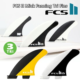 【9/18 先着最大5,000円OFFクーポン クーポン獲得期間中！】26 FCS2 フィン MF MICK FANNING TRI FINS ミック ファニング トライフィン パフォーマンス コア PC MF 3本セット 日本正規品