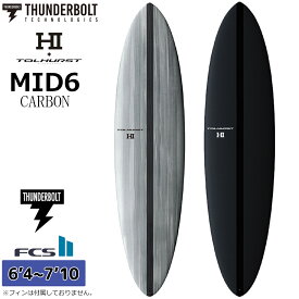 26 サンダーボルト HARLEY INGLEBY SERIES サーフボード MID6 BLACK TOLHUST ミッド6 トルハースト EPS CARBON 6'4〜7'10 ロングボード 2026年 日本正規品