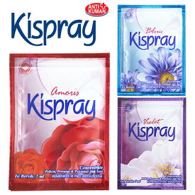 【4/4〜4/9エントリーでP10倍】Kispray キスプレイ アイロンがけスプレー 香りづけ 殺菌効果 お試し用 6mlパック バリ インドネシア