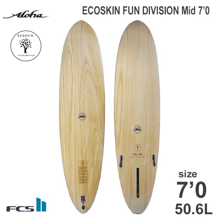 楽天市場】ALOHA SURFBOARDS アロハ サーフボード ECOSKIN FUN 