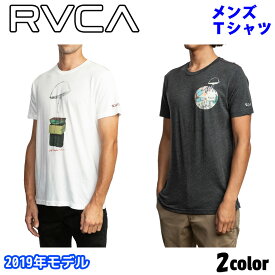 19 RVCA ルーカ 半袖Tシャツ メンズ 2019年春夏モデル SAGE VAUGHN SS 品番 AJ041-211 日本正規品