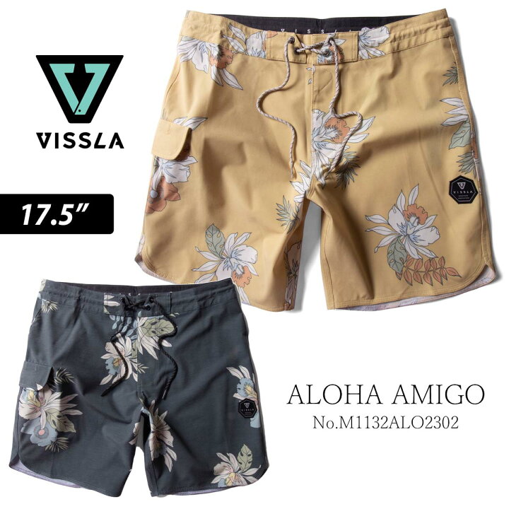 楽天市場】23 VISSLA ヴィスラ ボードショーツ ALOHA AMIGO サーフ 