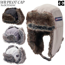 23 DC ディーシー フライトキャップ WR PILOT CAP 帽子 キャップ パイロットキャップ ファー スキー スノボ ウィンタースポーツ メンズ 2023年秋冬 品番 DCP234244 日本正規品