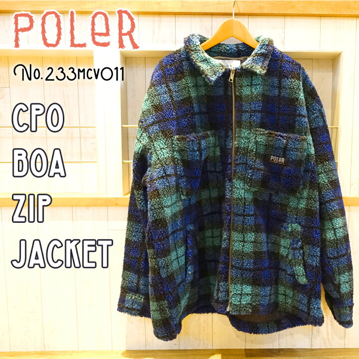 楽天市場】23/24 POLeR ポーラー ジャケット CPO BOA ZIP JACKET ボア 