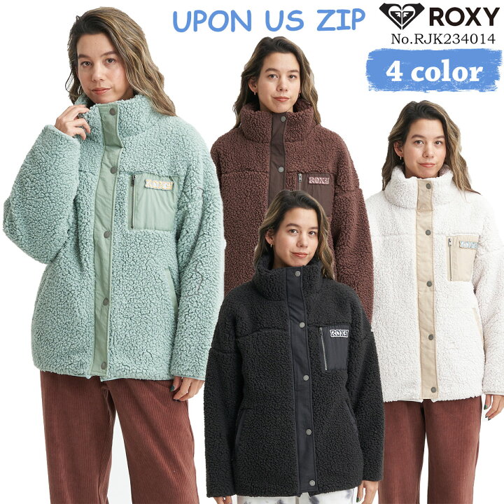 楽天市場】23 FW ROXY ロキシー ボアジャケット UPON US ZIP 上着 