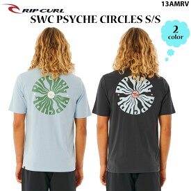 23 SS RIPCURL リップカール Tシャツ SWC PSYCHE CIRCLES S/S ラッシュガード トップス 半袖 メンズ ユニセックス 2023年春夏 品番 13AMRV 日本正規品
