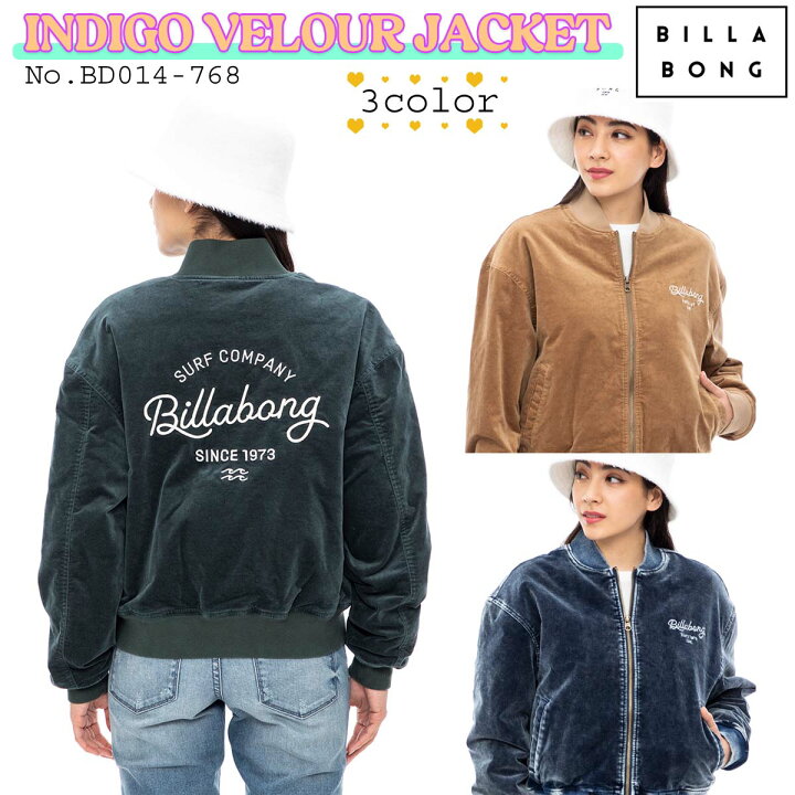 楽天市場】23 BILLABONG ビラボン ジャケット INDIGO VELOUR JACKET 