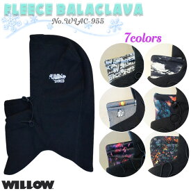 WILLOW ウィロー バラクラバ FLEECE BALACLAVA ネックウォーマー 目出し帽 フェイスカバー スキー スノボ メンズ ユニセックス 品番 WLAC-955 日本正規品