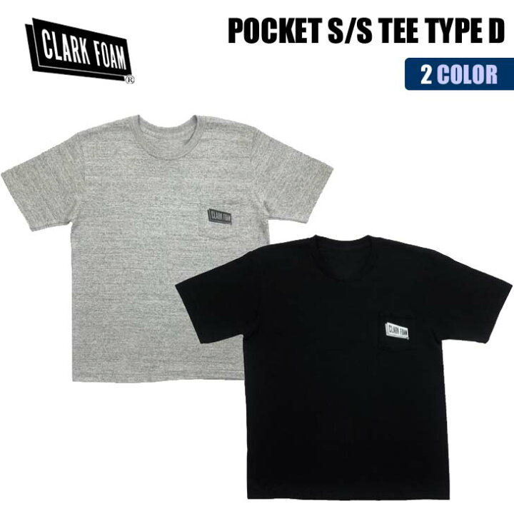 楽天市場】CLARK FOAM クラークフォーム Tシャツ POCKET S/S TEE TYPE 