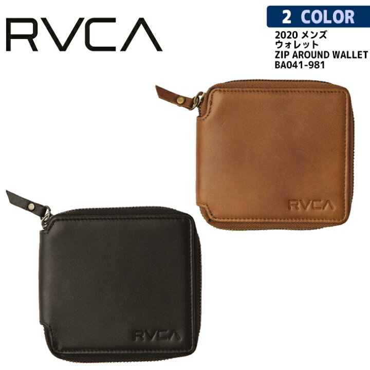 楽天市場】20 RVCA ルーカ ウォレット ZIP AROUND WALLET 財布 小銭 
