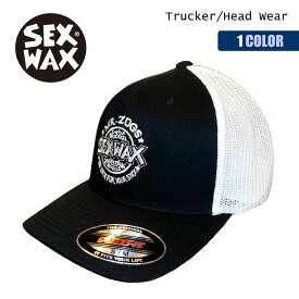 SEXWAX セックスワックス キャップ Trucker Head Wear トラッカーキャップ メッシュキャップ CAP 帽子 ロゴ ブラック 黒 メンズ 日本正規品