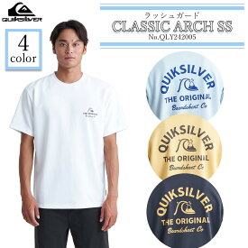 24 SS QUIKSILVER クイックシルバー ラッシュガード CLASSIC ARCH SS 半袖 Tシャツ トップス サーフィン 水着 メンズ 2024年春夏 品番 QLY242005 日本正規品