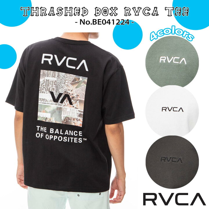 楽天市場】24 SS RVCA ルーカ Tシャツ THRASHED BOX RVCA TEE 半袖 