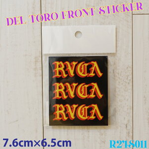 y11/4`11/10Gg[P10{zRVCA [J V[ XebJ[ DEL TORO FRONT STICKER SXebJ[ S T[tB T[t{[h i R24S011 {Ki