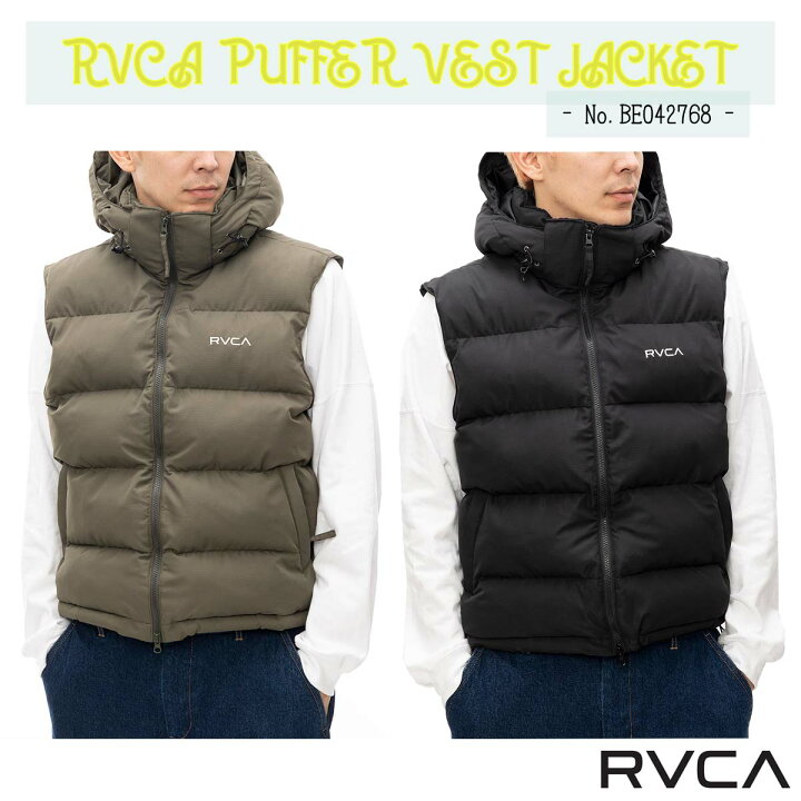 楽天市場】24 RVCA ルーカ ダウンベスト PUFFER VEST JACKET 