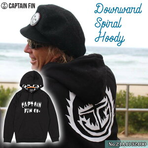 24 FW CAPTAIN FIN �L���v�e���t�B�� �p�[�J�[ Downward Spiral Hoody ���� �X�E�F�b�g �t�[�h �J���K���[�|�P�b�g ���S �����Y ���j�Z�b�N�X 2024�N�H�~ �i�� 21A4132400 ���{���K�i