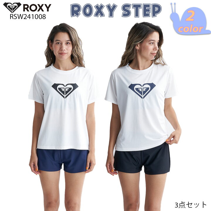 楽天市場】24 ROXY ロキシー 水着3点セット ROXY STEP スイムウェア 