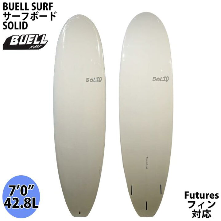 楽天市場】BUELL SURF ブエルサーフ サーフボード SOLID 初心者用 