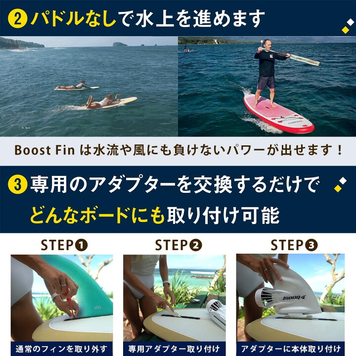 楽天市場】Boost Fin Plus ブーストフィンプラス 電動アシスト付き 