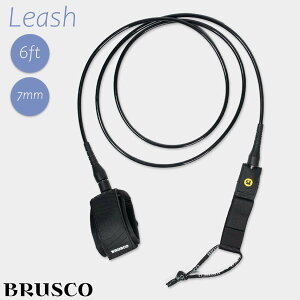 BRUSCO uXR [VR[h Leash 6ft 7mm 6tB[g 7~ V[g{[h Vv  ubN T[tB T[t{[h T[tMA bVR[h p[R[h {Ki