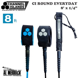 �y4/4�`4/9�G���g���[��P10�{�zChannel Islands �`�����l���A�C�����h �A�������b�N ���[�V���R�[�h CI Round Everyday Leash 8' x 1/4 ���E���h �G�u���f�C 8ft ���b�V���R�[�h �p���[�R�[�h Al Merrick ���{��