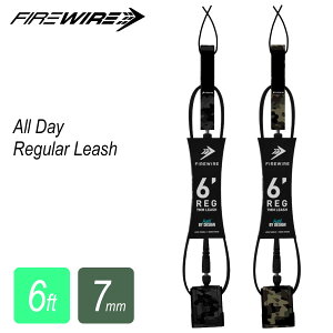 FIREWIRE t@C[C[ [VR[h All Day Regular Leash 6ft 7mm bVR[h M[ 7tB[g p[R[h T[tBp T[t{[h {Ki