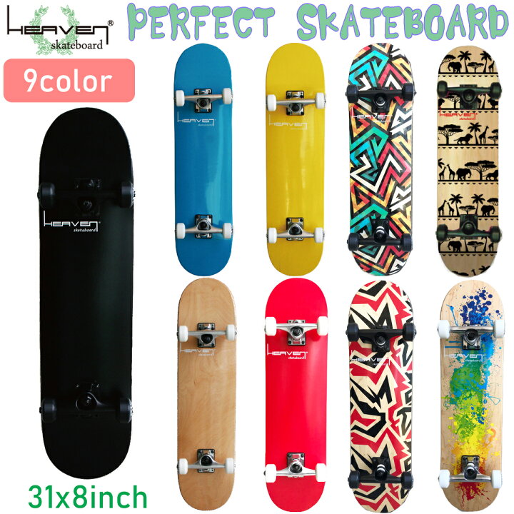 楽天市場】HEAVEN PERFECT SKATEBOARD ヘブン スケートボード PERFECT 