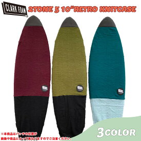 23 SS Clark Foam クラークフォーム ニットケース 2TONE 5 10"RETRO KNITCASE ボードケース 5.10ft レトロ ポケット付き サーフボード マリンスポーツ 日本正規品