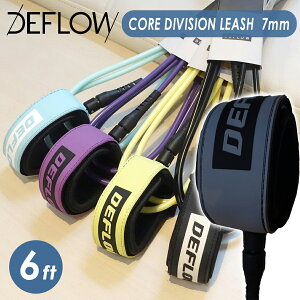 DEFLOW ftE [VR[h 6ft REGULAR 7mm p[R[h bVR[h T[t{[h T[tB CORE DIVISION LEASH CORE RANGE {Ki