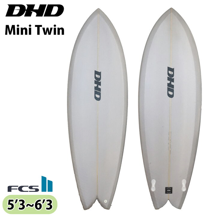 楽天市場】DHD MINI TWIN ミニツイン PU FCS2 サーフボード ショート 